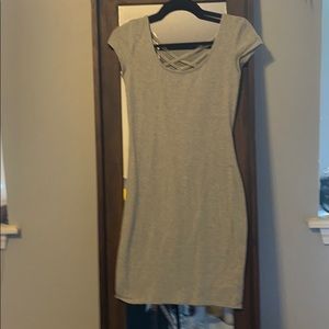 2 for $20.         Grey bodycon dress shirtsleeves